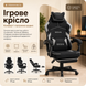 Ігрове крісло TR 190 Чорний TR 190 Чорний фото 2