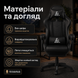 Ігрове крісло з масажем KI 920 Чорний  KI 920 Чорний фото 3