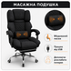 Офісне крісло BM 800 з масжем BM 800 Чорний фото 4