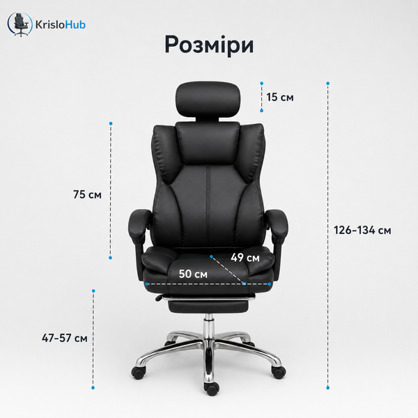 Офісне крісло FX 230 Чорний FX 230 Чорний фото