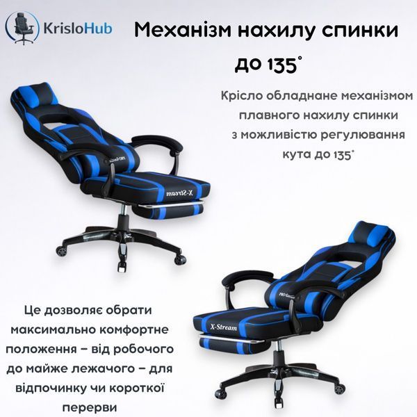 Ігрове крісло PM 666 Синій PM 666 Синій фото